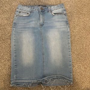 Denim skirt